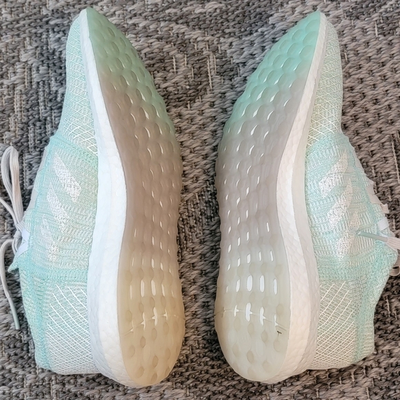Adidas pure boost - mint green & grey sz 7 - Picture 2 of 5